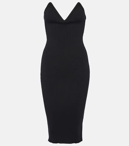 Vestido bustier midi de punto - Coperni - Modalova