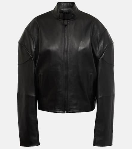 Acne Studios Logo leather jacket - Acne Studios - Modalova