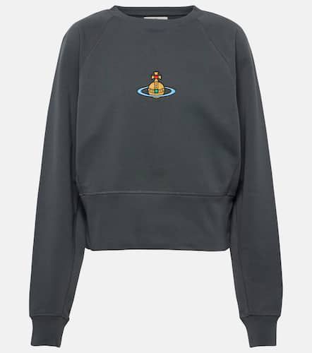 Athletic cropped cotton jersey sweatshirt - Vivienne Westwood - Modalova