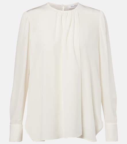 Max Mara Carol draped silk blouse - Max Mara - Modalova