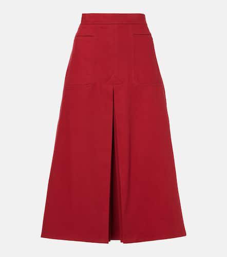 Renoir pleated cotton midi skirt - Max Mara - Modalova