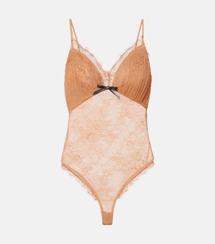 Body brodé en résille - Self-Portrait - Modalova