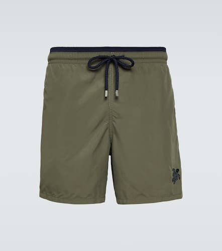 Moka embroidered swim trunks - Vilebrequin - Modalova