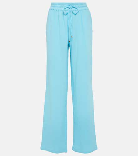 Krissy cotton mid-rise wide-leg pants - Melissa Odabash - Modalova