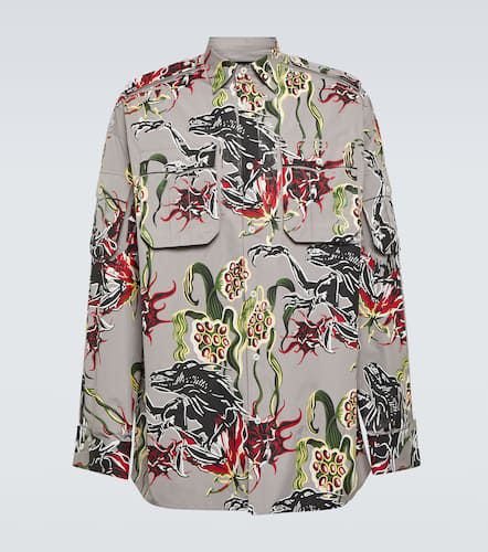 Prada Printed cotton poplin shirt - Prada - Modalova