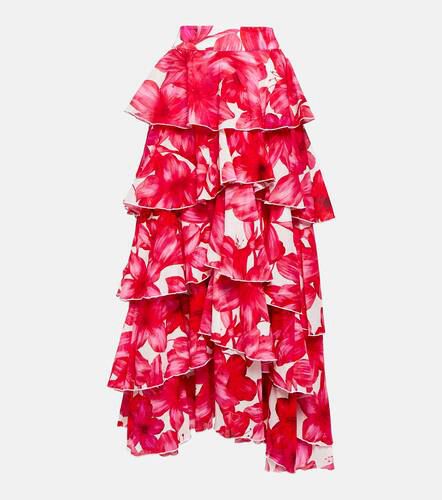 Alexandra Miro Betty floral chiffon beach dress