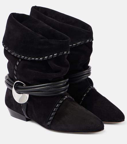 Ankle Boots Sellen aus Veloursleder - Isabel Marant - Modalova