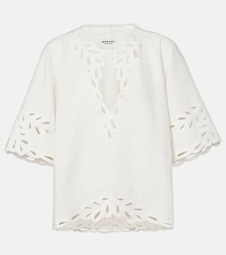 Blusa Shana de algodón con bordado inglés - Marant Etoile - Modalova