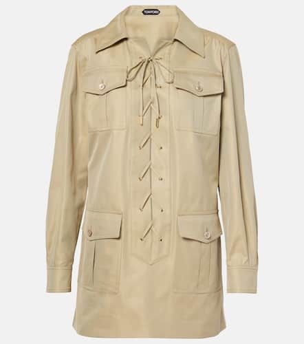 Camiseta Safari de algodón y seda - Tom Ford - Modalova