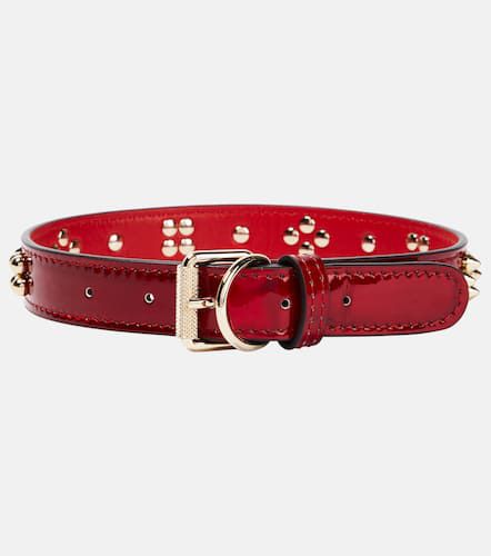 Loubicollar studded leather dog collar - Christian Louboutin - Modalova