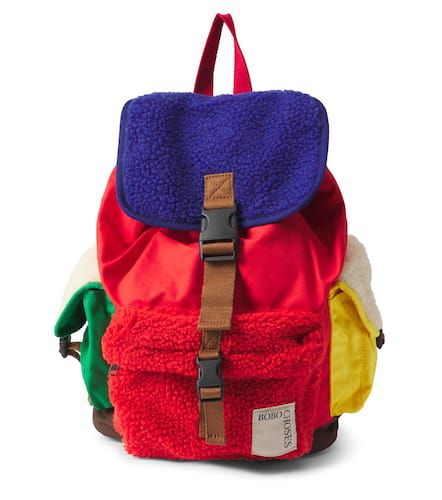 Colorblocked faux shearling backpack - Bobo Choses - Modalova