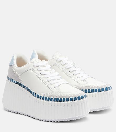 Nama leather platform sneakers - Chloe - Modalova