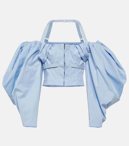 Top Le Haut Taffetas de popelín - Jacquemus - Modalova