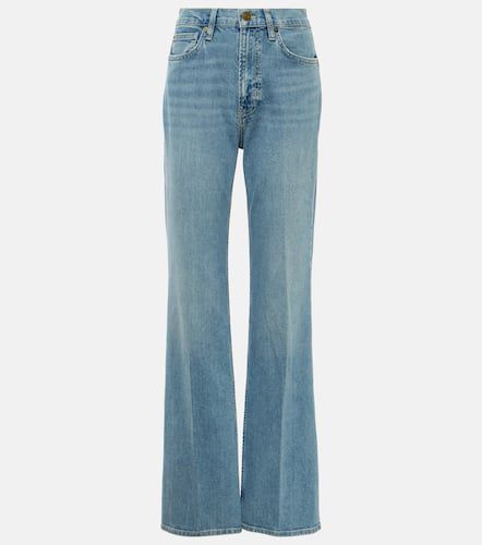 Jeans rectos The Slim Stacked de tiro alto - Frame - Modalova