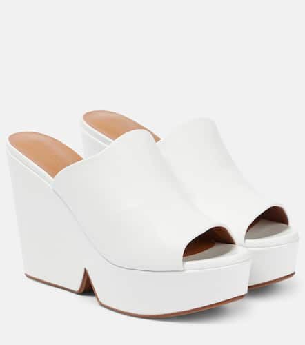 Dolcy leather wedge sandals - Clergerie - Modalova