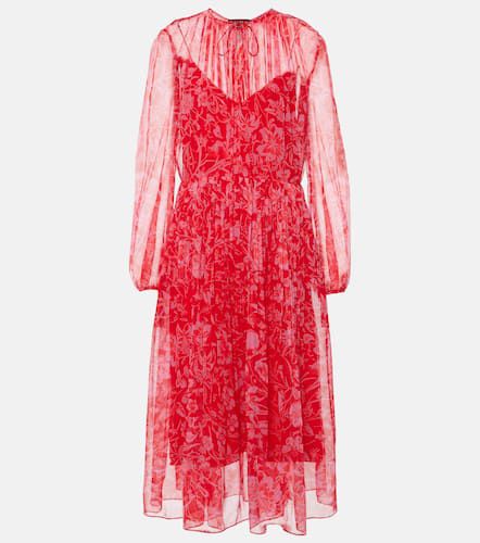 Gucci Floral silk midi dress - Gucci - Modalova