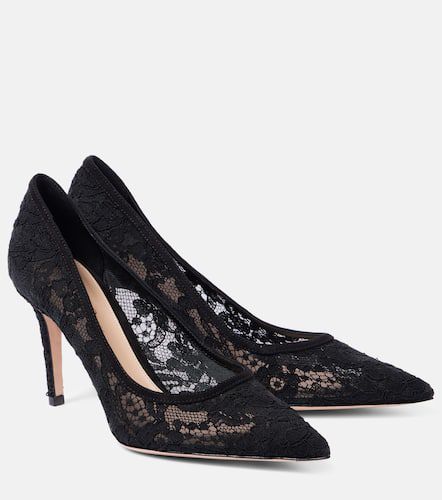 Gianvito Rossi Pointy 85 lace pumps - Gianvito Rossi - Modalova