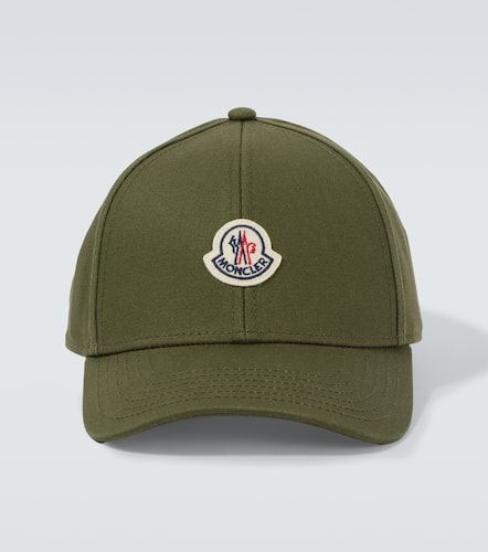 Gorra de gabardina de algodón con logo - Moncler - Modalova