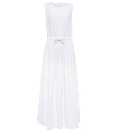 Linen and cotton-blend maxi dress - MM6 Maison Margiela - Modalova