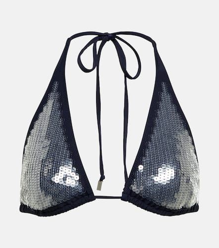 Top bikini con paillettes - Jean Paul Gaultier - Modalova