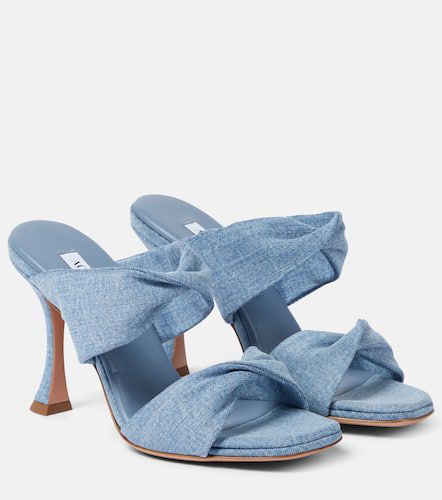 Aquazzura Mules Twist de denim - Aquazzura - Modalova