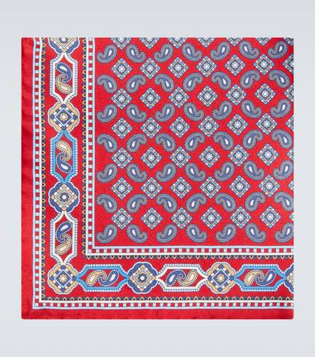 Canali Printed silk pocket square - Canali - Modalova