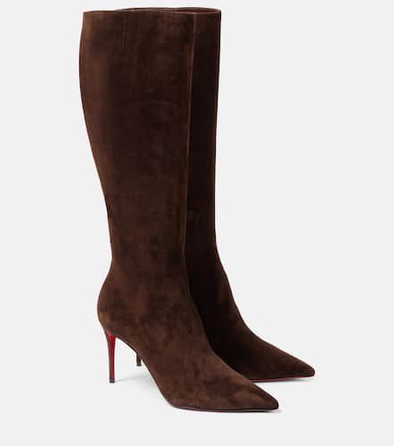 Botas altas Pumppie 85 de ante - Christian Louboutin - Modalova