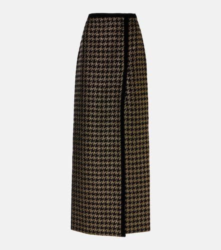 Houndstooth tweed maxi skirt - Nina Ricci - Modalova