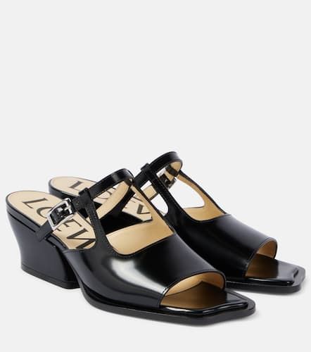 Loewe Mules Onda de piel cepillada - Loewe - Modalova