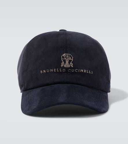 Baseballcap aus Veloursleder - Brunello Cucinelli - Modalova