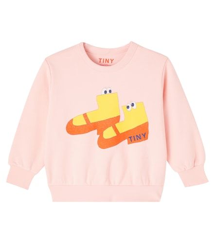 Walk printed cotton jersey sweatshirt - Tinycottons - Modalova