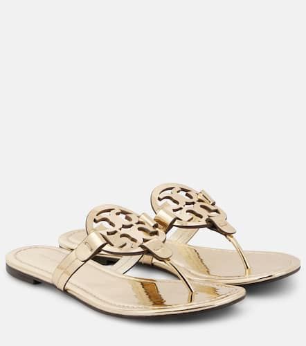 Miller metallic leather thong sandals - Tory Burch - Modalova