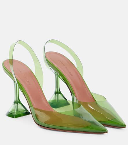 Pumps slingback Holli Glass in PVC - Amina Muaddi - Modalova