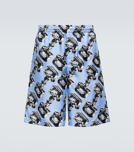 Gucci Horsebit printed silk shorts - Gucci - Modalova