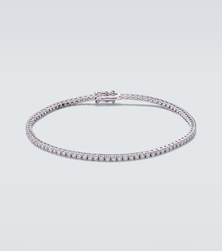 Bracciale tennis in oro bianco 14kt con diamanti - Mateo - Modalova