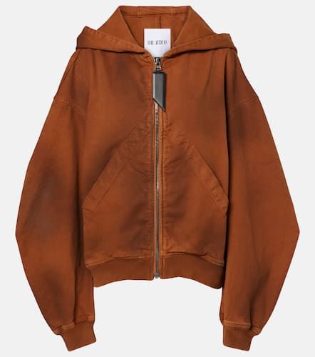 Degrade cotton zip-up hoodie - The Attico - Modalova