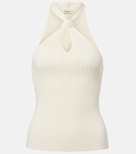 Andrea ribbed-knit halterneck top - Simkhai - Modalova