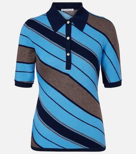 Acne Studios Polo rayé en laine - Acne Studios - Modalova