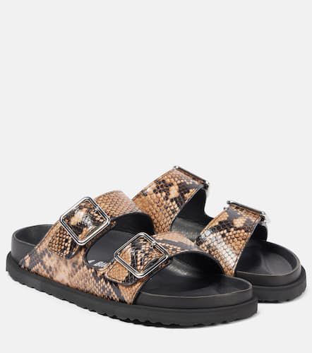 Arizona snake-effect leather sandals - Birkenstock 1774 - Modalova