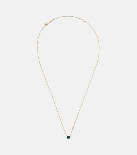 Happy Face 14kt necklace with diamond - Sydney Evan - Modalova