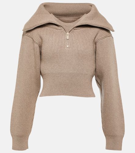 Cropped-Pullover La Maille Risoul aus Wolle - Jacquemus - Modalova