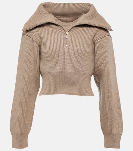 Le Maille Risoul cropped wool sweater - Jacquemus - Modalova