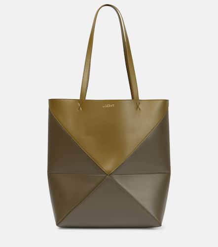 Puzzle Fold Medium leather tote bag - Loewe - Modalova
