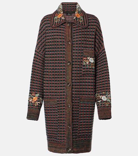 Etro Cappotto in maglia con ricamo - Etro - Modalova