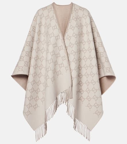 Gucci Cape GG aus Woll-Jacquard - Gucci - Modalova