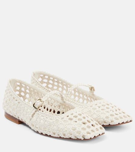 Paris woven leather ballet flats - Souliers Martinez - Modalova