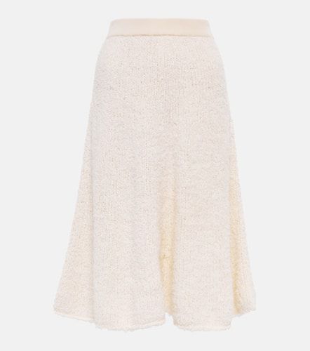 Frayed cotton-blend midi skirt - Proenza Schouler - Modalova