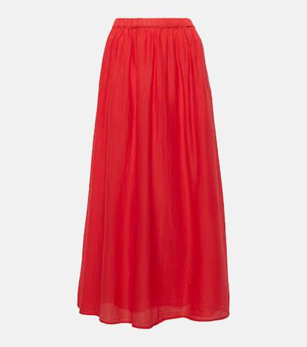 Mariela cotton and silk maxi skirt - Velvet - Modalova