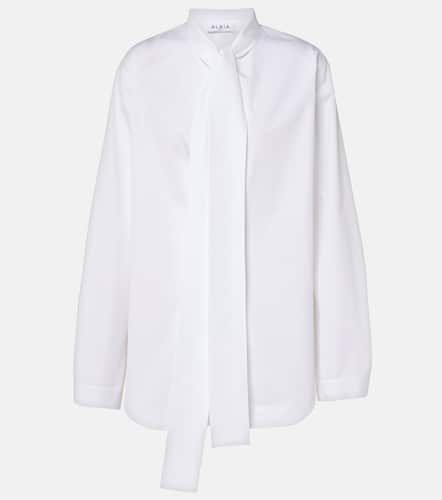 AlaÃ¯a Scarf cotton blouse - Alaia - Modalova