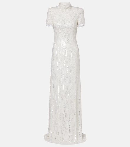 Robe longue Madeleine à ornements - Jenny Packham - Modalova